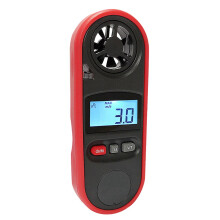 Compact Anemometer Handheld ABS Plastic Portable Air Speed Meter For Measuring Maximum And Average Air Speeds