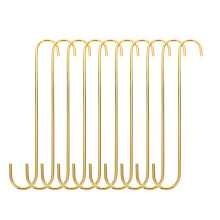 10Stk Goldfarbene S-Haken Aus Für - Und Außendeko