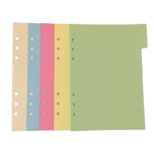 5Stk A6 Index Tabs Trennblätter Für Notebook Schule