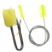 2 Aquarium Rohrreiniger Spiralenbürste Fischtankbürste