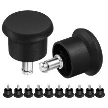 Worgeous 12 Achsmushroom Radmatte Büro 6,50x4,50x4,50 Cm Schwarz