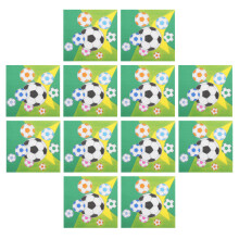 Einweg-Fussball-Servietten Multi 20St 6,5x6,5
