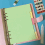 5Stk A6 Index Tabs Trennblätter Für Notebook Schule 10