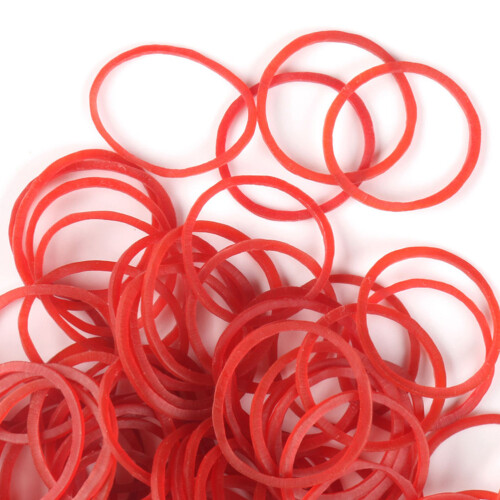 Rote Elastische Gummibänder 500 G Für Haushalt Büro 2