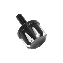 Seat Bolt Tab Screw Quick Mount Cap Knob Black For Harley Davidson Road King Softail 1996-2020