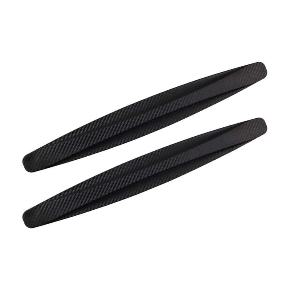 Car Mudflap Fender Guard Splash Mudflaps 2Pc 40X5cm, Bumper Protector 4Pcs Scratch Strips 14X2.5cm, Black 9354506236793