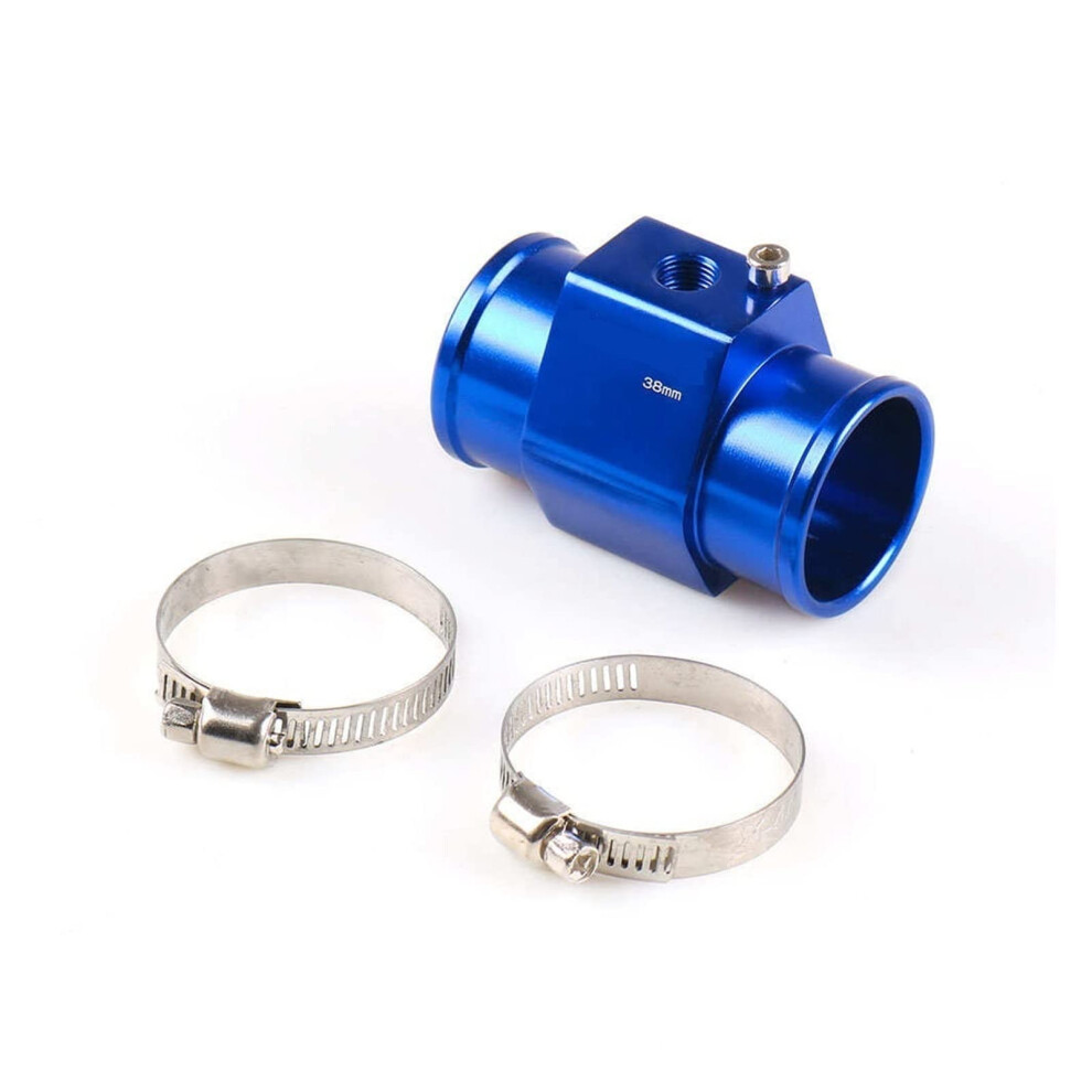 Water Temp Gauge Radiator Temperature Joint Pipe Sensor Hose Adapter 28-40Mm 38Mm Size A Blue 9354506236847