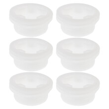 6St Wit Drum Bung Covers Van Duurzaam Plastic Voor