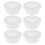 6St Wit Drum Bung Covers Van Duurzaam Plastic Voor 1