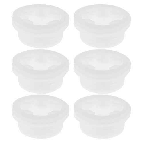 6St Wit Drum Bung Covers Van Duurzaam Plastic Voor