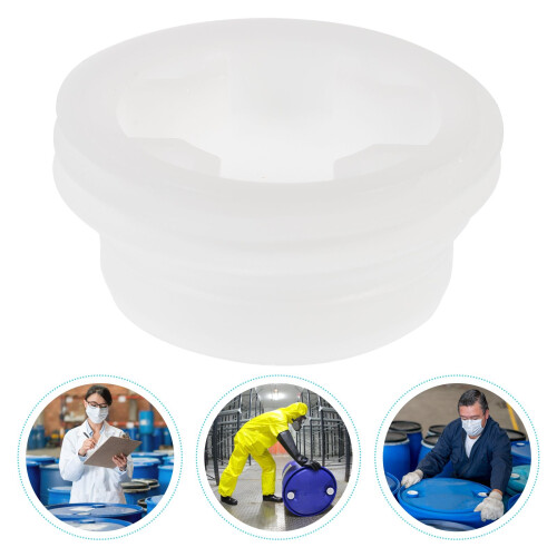 6St Wit Drum Bung Covers Van Duurzaam Plastic Voor 1