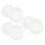 6St Wit Drum Bung Covers Van Duurzaam Plastic Voor 3