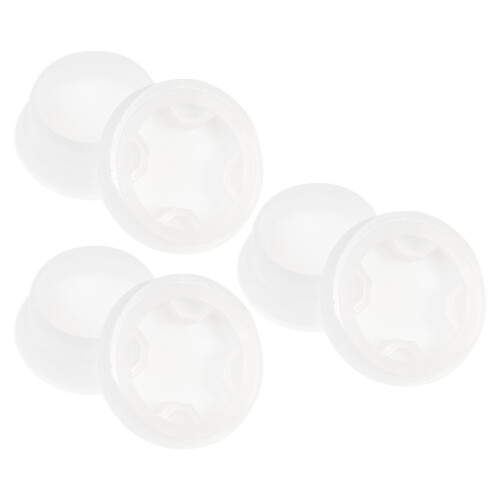 6St Wit Drum Bung Covers Van Duurzaam Plastic Voor 2