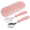 Rosa Löffel Gabel Set Für Kleinkinder 6