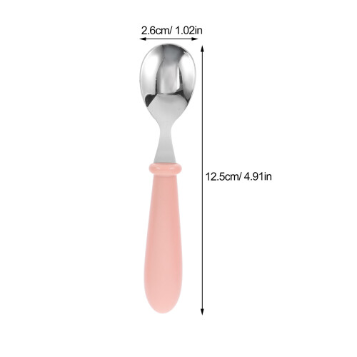 Rosa Löffel Gabel Set Für Kleinkinder 1
