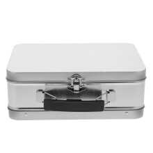Metal Mittagessenbox Retro Blech Mit Griff Vintage Mittagessenbox