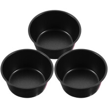 4 Kohlenstoffstahl Puddingförmchen Muffin Kuchenform Zum Backen