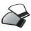 2Stk Universal Blitz Diffusor Softbox Reflektierende Platte 5