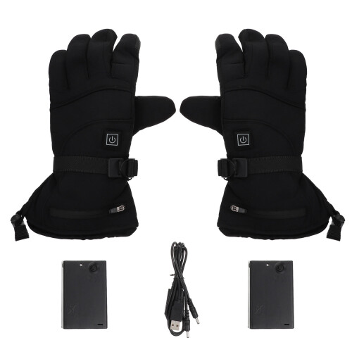 1 Paar Heizhandschuhe Baumwolle Für Männer Mit Touchscreen 2