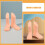 6 Stuks Voetmal Plastic Voet Beige Plastic 7