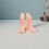 6 Stuks Voetmal Plastic Voet Beige Plastic 5