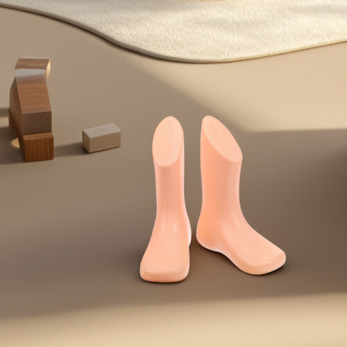 6 Stuks Voetmal Plastic Voet Beige Plastic 2