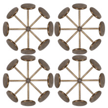 100 Stuks Vlakke Duimspijkers Last Stoffeerwerk Decoratief