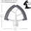 Flexible Edge Beater - Flat Replacement Beater Paddle, Silicone Edge, Quart Size Beater With Scraper For Kitchen Mixers 5