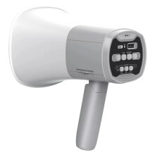 Megaphone Loud Hailer Handheld Voice Amplifier 21x18cm Model G With Volume Control Portable Outdoor Speaker For Sports
