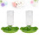 Gecko Wasserspender 2Set Grün Für Tierhalter 6