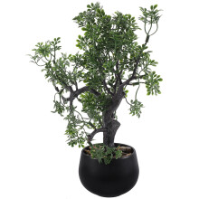 Indoor Faux Bonsai Zimmer Keramik Künstlicher Rosenbaum Kunststoff