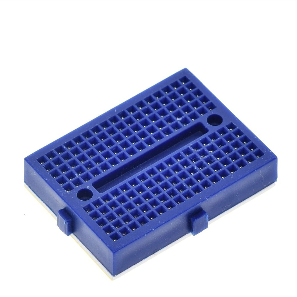 Pcb Board Mini Solderless Breadboard 170 Tie Points 35X47x8.5mm Blue 1 Piece For Prototyping 9084446369625