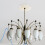 Imitation Deckenleuchte Panel Fächer Kronleuchter 5