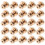 24Pièces Vis Rivets Pour Fixation Cuir Accessoires 1