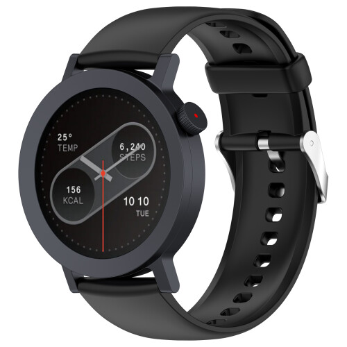 Silikon-Uhrenarmband für CMF Watch Pro 2 Black