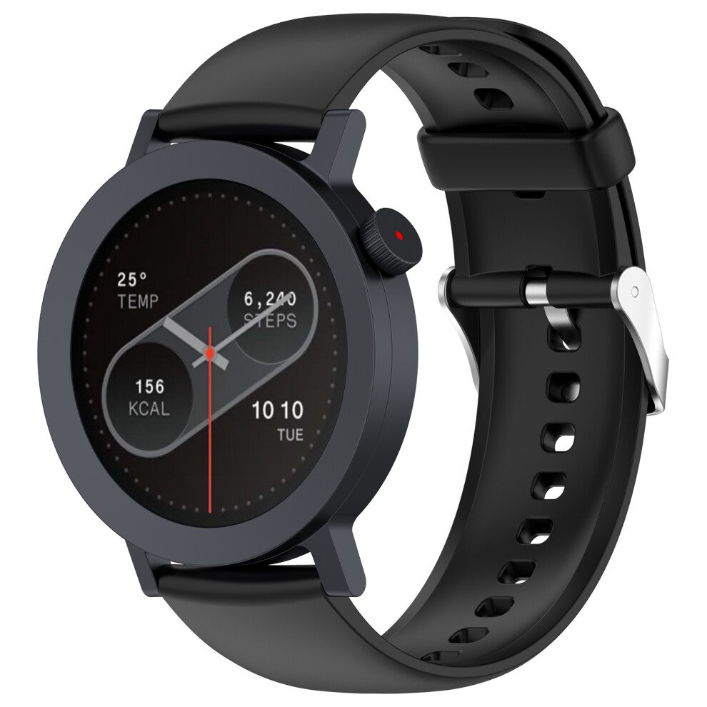 Silicone Watch Strap For Cmf Watch Pro 2 Black 7314280680818