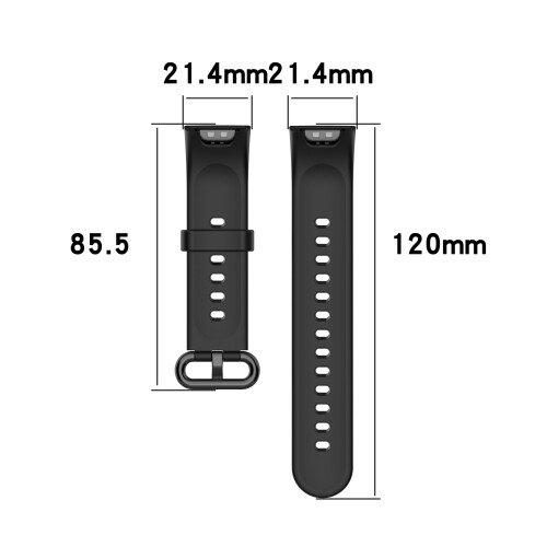 Cinturino per Redmi 2/Xiaomi Mi Watch 2 Lite Black 2
