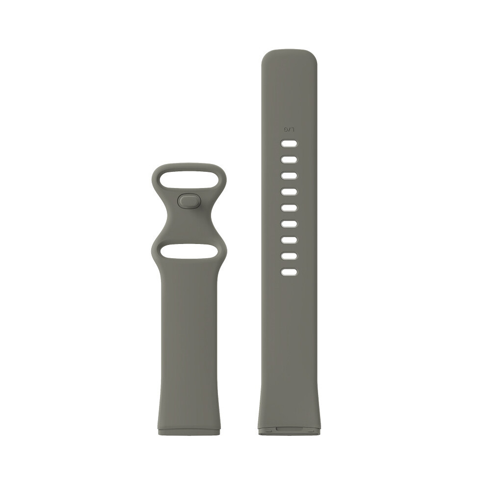Silicone Watch Strap For Fitbit Versa4/Fitbit Sense2/Fitbit Versa3/Fitbit Sense S Grey 7314280564583