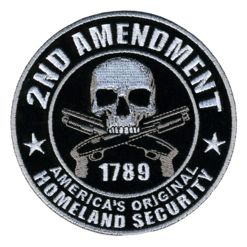 PPA5950 Homeland Security 2nd Amendment Support Patch 4x4 Inches