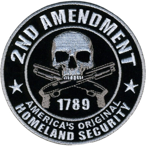 PPA5950 Homeland Security 2nd Amendment Support Patch 4x4 Inches 1