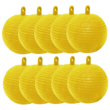 Gnat Sticky Traps For Plants 10 Pcs 3-Inch Hanging Fruit Fly Trap Ball Multifunction For Home Garden