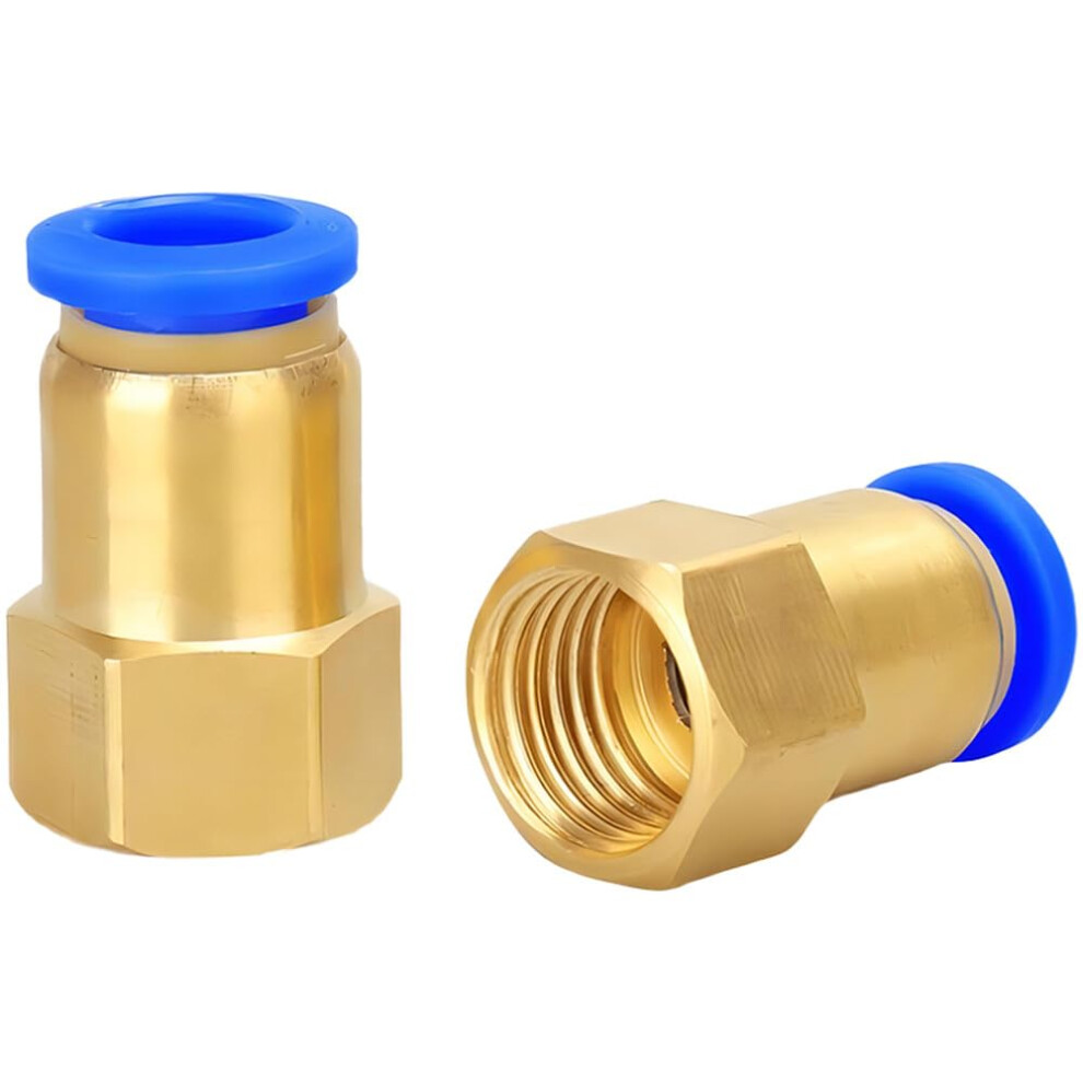Pneumatic Connector Air Fitting Pcf 4,6,8,10,12Mm Hose To Bsp Female 1/8, 3/8, 1/2, 1/4 Brass Joint Pcf4-01 5Pcs 9016109366283