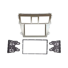 2 DIN Car Stereo Frame Fascia Panel Trim For Toyota Vios 2007-2012 Belta 2005-2008 Yaris Sedan 2006+ DVD Panel Trim