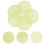 5 Pcs Luminous Coasters Yellow Perfect For Whiskey 4