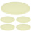 5 Pcs Luminous Coasters Yellow Perfect For Whiskey 3