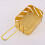 2Stk Mini Chipsschalen Frites Schale Metall 11