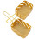 2Stk Mini Chipsschalen Frites Schale Metall 9