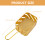 2Stk Mini Chipsschalen Frites Schale Metall 3