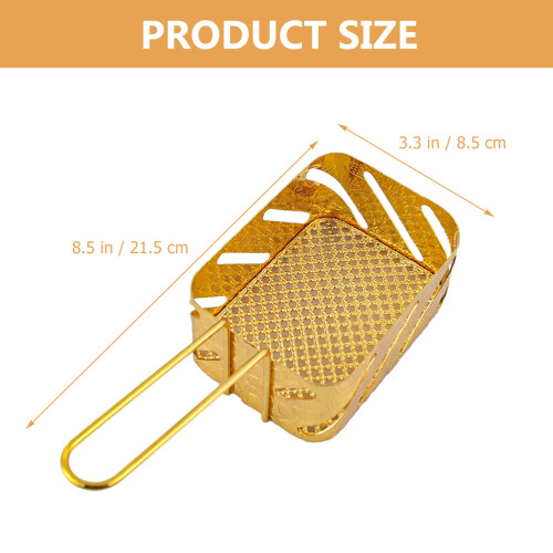 2Stk Mini Chipsschalen Frites Schale Metall 2