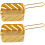 2Stk Mini Chipsschalen Frites Schale Metall 2
